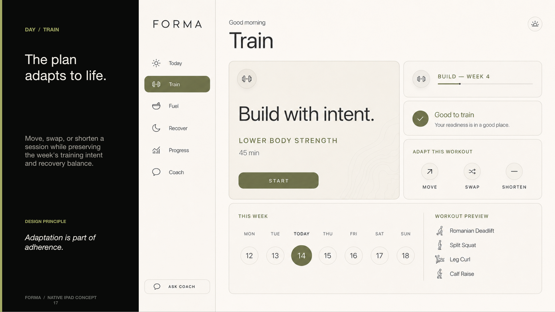 FORMA Train view